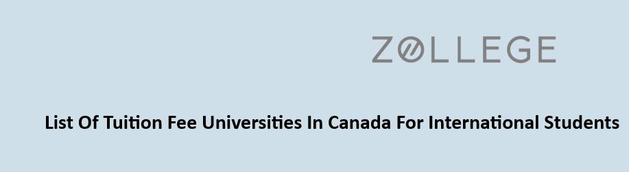 LIST OF TUITION FREE UNIVERSITIES IN CANADA FOR INTERNATIONAL STUDENTS UNDERGRADUATE visual data 7